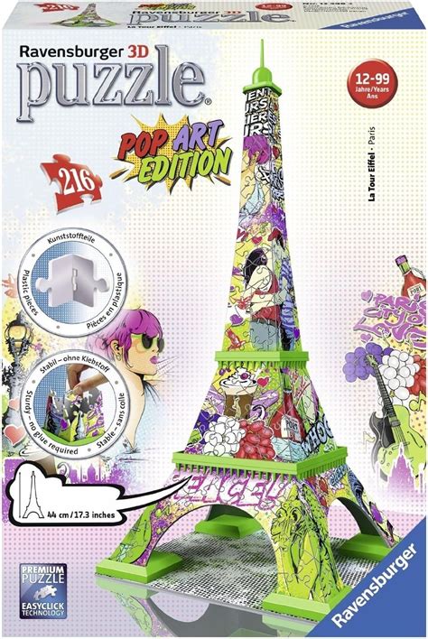 Ravensburger Eiffel Tower Pop Art Edition D Puzzle