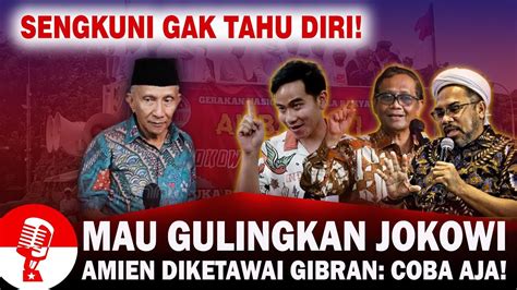 Sengkuni Gak Tahu Diri Diketawai Gibran Dosa Dosanya Dikuliti