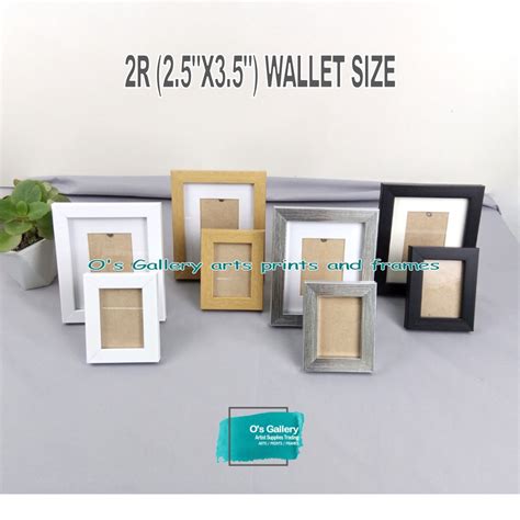 WHOLESALE! Minimalist 2R Picture Frame + Stand or Wallet Size 2.5"x3.5 ...