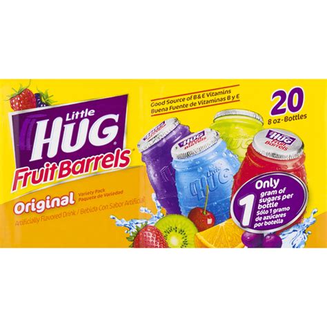 Little Hug Fruit Barrels, Original Variety Pack (8 fl oz) - Instacart