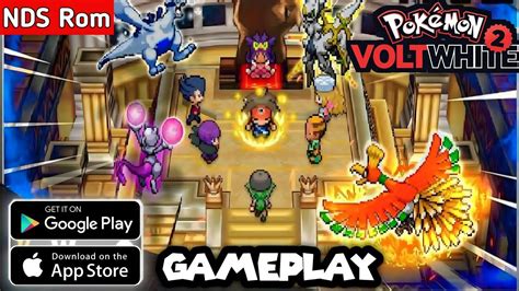 Pokemon Volt White 2 Gameplay Video 2023 On Mobile Pokemon NDS Roms