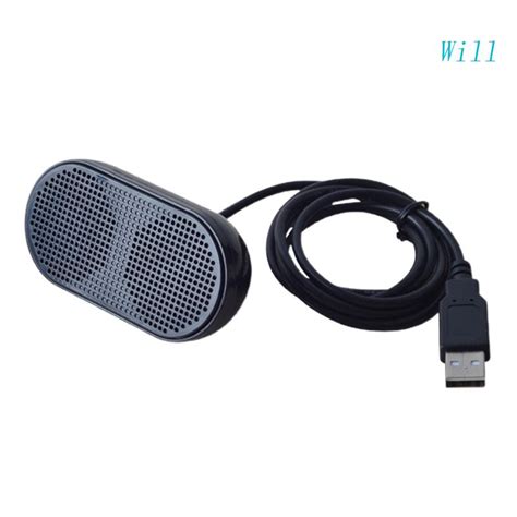 USB Speaker for Notebook Laptop PC(Black) Portable Loudspeaker Powered Stereo | Shopee Philippines