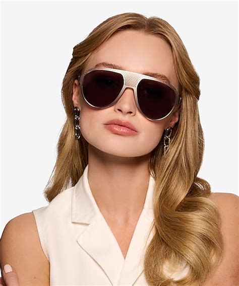 Rose Gold Prescription Sunglasses For Men Eyebuydirect