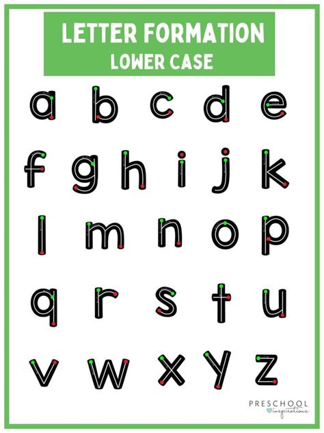 Letter Formation Chart Preschool Inspirations Preschool Activity