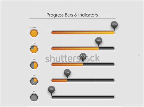 progress bar designs  psd design templates