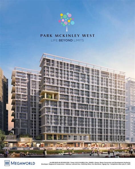 Tower 1 PARK MCKINLEY WEST ASSUME BALANCE Low Floor Fort Bonifacio