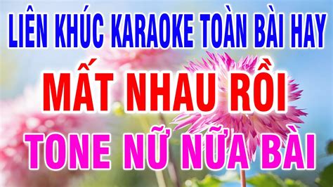 Li N Kh C M T Nhau R I S U L B Ng Karaoke Tone N N B I Beat Ph I