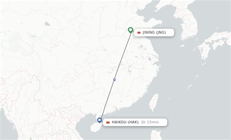 Direct Non Stop Flights From Jining To Haikou Schedules