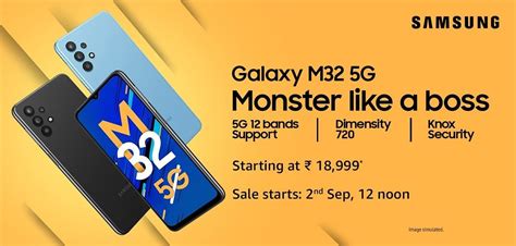 Galaxy M32 5G With Dimensity 720 Chipset Launched In India