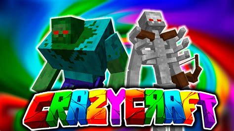 Crazycraft Mod Pack Para Minecraft Bedrock M S De Addons Youtube