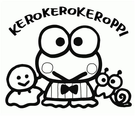 Coloriage Keroppi Imprimer Sur Coloriageenfant