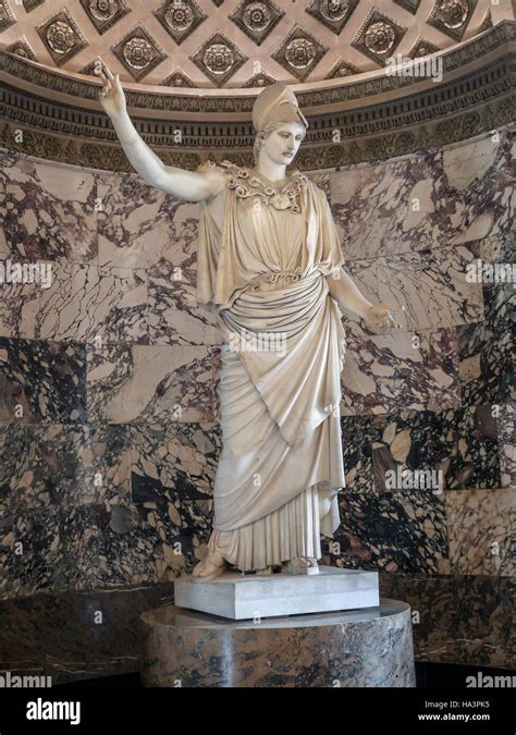 Athena statue louvre hi-res stock photography and images - Alamy