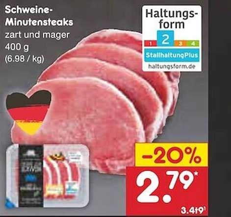 Schweine Minutensteaks Angebot Bei Netto Marken Discount 1Prospekte De