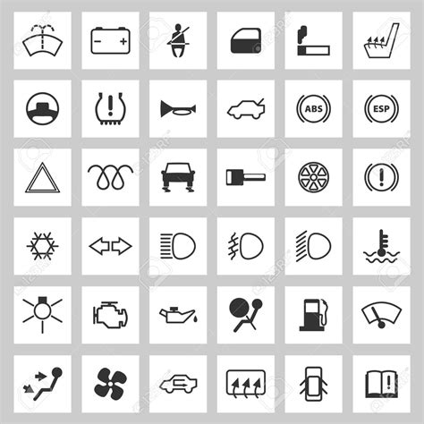 Nissan Dashboard Icons