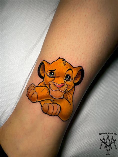 Simba Lion King Disney tattoo by AntoniettaArnoneArts on DeviantArt