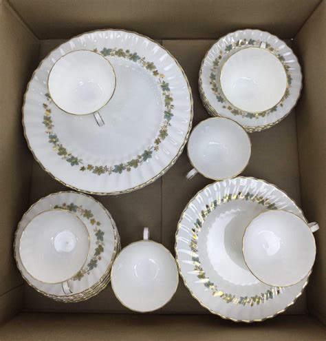 Lot 38pc Royal Doulton Piedmont Fine Bone China