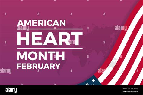 American Heart Month Design Observed Every Year In Month Of February