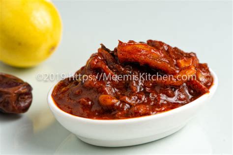 Lime Dates Pickle Sweet And Sour Naranga Achar Meemiskitchen