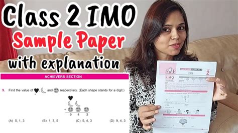 Imo Class 2 Math Olympiad Sample Papers Class 2 Imo 2022 Sof Imo