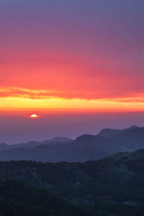 Ilmaisia Kuvia Horisontti Vuori Pilvi Auringonnousu Auringonlasku