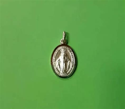 MEDAGLIA DELLA MADONNA Miracolosa In Argento 925 Con Gancio EUR 19 90