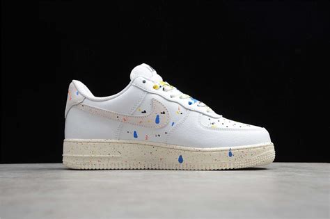 Nike Air Force Low Lv Paint Splatter White Cz Air Force