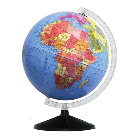 Globo Terrestre De Mesa Mapa Mundi Giratório Grande 30cm Shopee Brasil