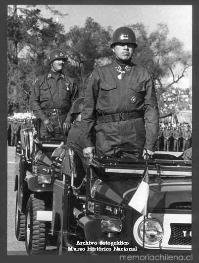 General Augusto Pinochet Ugarte En La Parada Militar 19 De Septiembre De 1971 Memoria Chilena