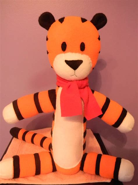 Stuffed Hobbes by MadebyAuradell on Etsy