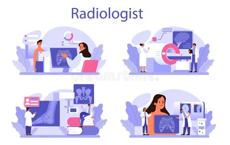 Concepto Radiólogo Imagen De Rayos X Del Cuerpo Humano En El Examen