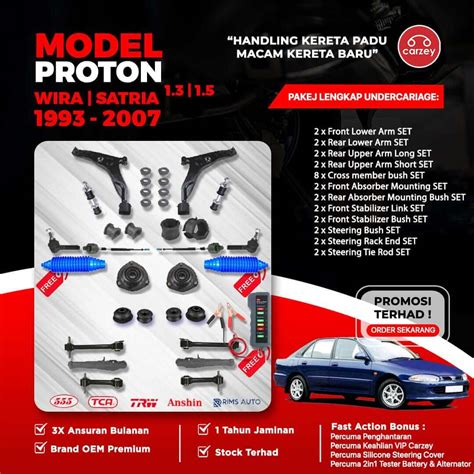 Combo Deal Proton Wira Satria Restoration Suspension