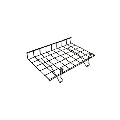 Wire Shelf With Lip For Grid Wall