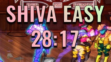 Streets Of Rage Shiva Arcade Easy Speedrun Former Pb Wr In