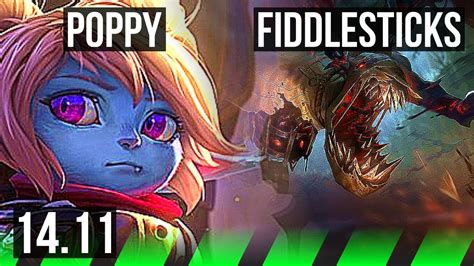 POPPY Vs FIDDLESTICKS JGL 6 0 10 66 Winrate Dominating EUW