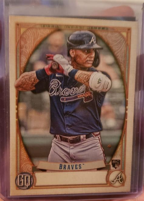 2021 Topps Gypsy Queen Missing Nameplate Cristian Pache 124 Rookie RC