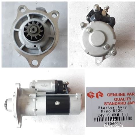 Jual Dinamo Starter GP Hino K13C 24V 6 0KW 11T QD 2618 Jakarta