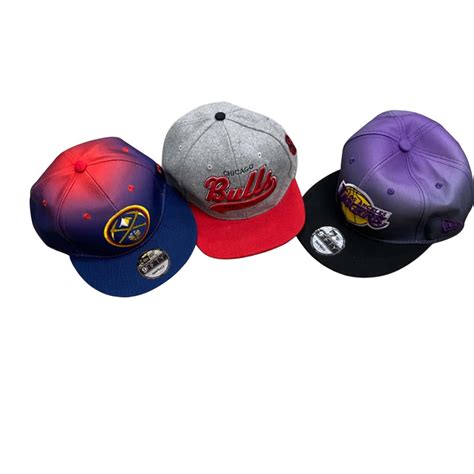 Set of 3 9Fifty SnapBack NBA Hats(s)