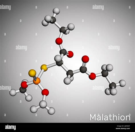 Malathion Molecule It Is Parasympathomimetic Organophosphate Used As Insecticide For Treatment