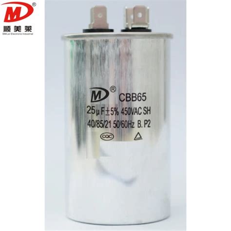 Smiler Air Conditioner Parts Cbb65 AC Motor Run Capacitor Capacitors