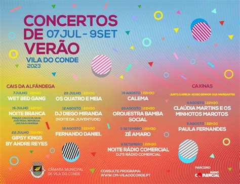 Concertos de Verão de Vila do Conde 2023 Eventos no Porto