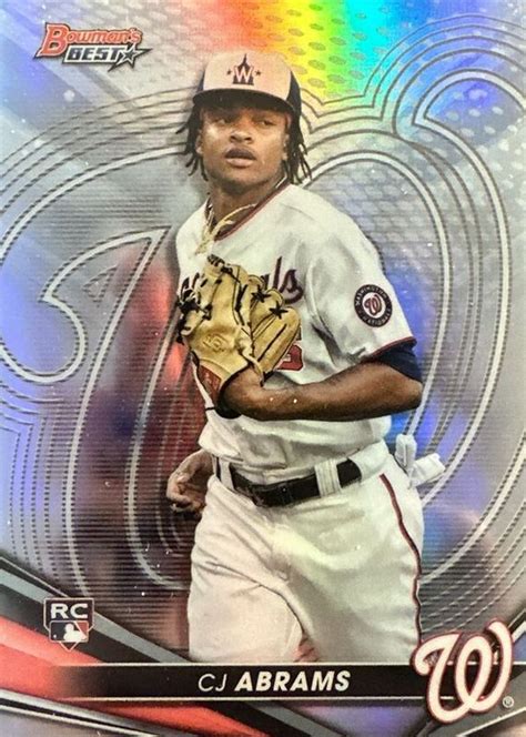 CJ Abrams 2022 Bowman S Best 49 Refractor SGC 9 5 Price Guide Sports