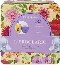 L Erbolario Acqua Di Profumo Iris Set Cr Me Ml Gel Douche Ml