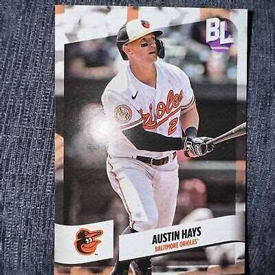 Topps Big League Baseball Austin Hays Baltimore Orioles Ebay