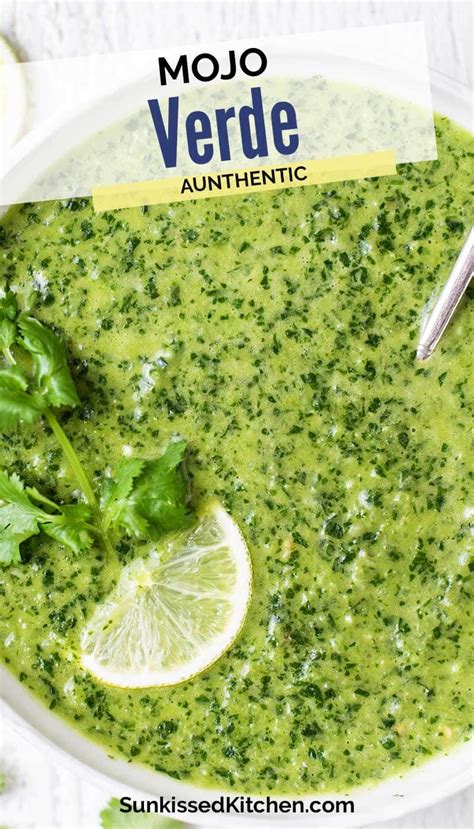 Mojo Verde - Canarian Green Sauce - Sunkissed Kitchen