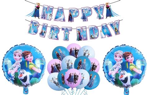 Zestaw Kraina Lodu Frozen Balony Baner Urodziny Anna Elsa 14832741972