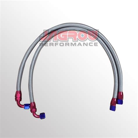 Auto Parts Stainless Steel Braided Oil Cooler Hose With An10 Aluminum