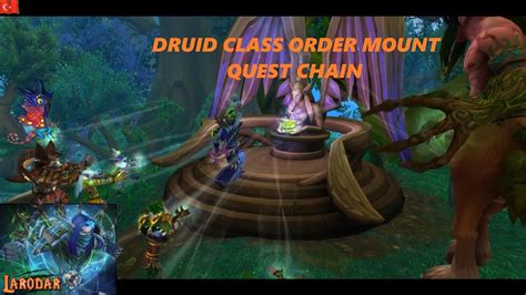 How To Get Druid Class Mount Quest Chain Youtube