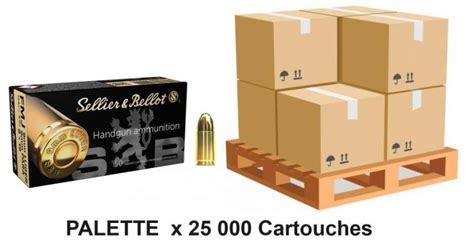 SELLIER BELLOT Cal 9mm PARA FMJ 50 Armurerie Lavaux