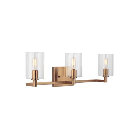 Generation Lighting Fullton 7 In 3 Light Satin Brass Traditional Vanity Light In The Vanity