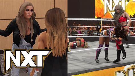 WWE 2K23 NXT FALLON HENLEY EXPLAINS HERSELF FATAL FOUR WAY